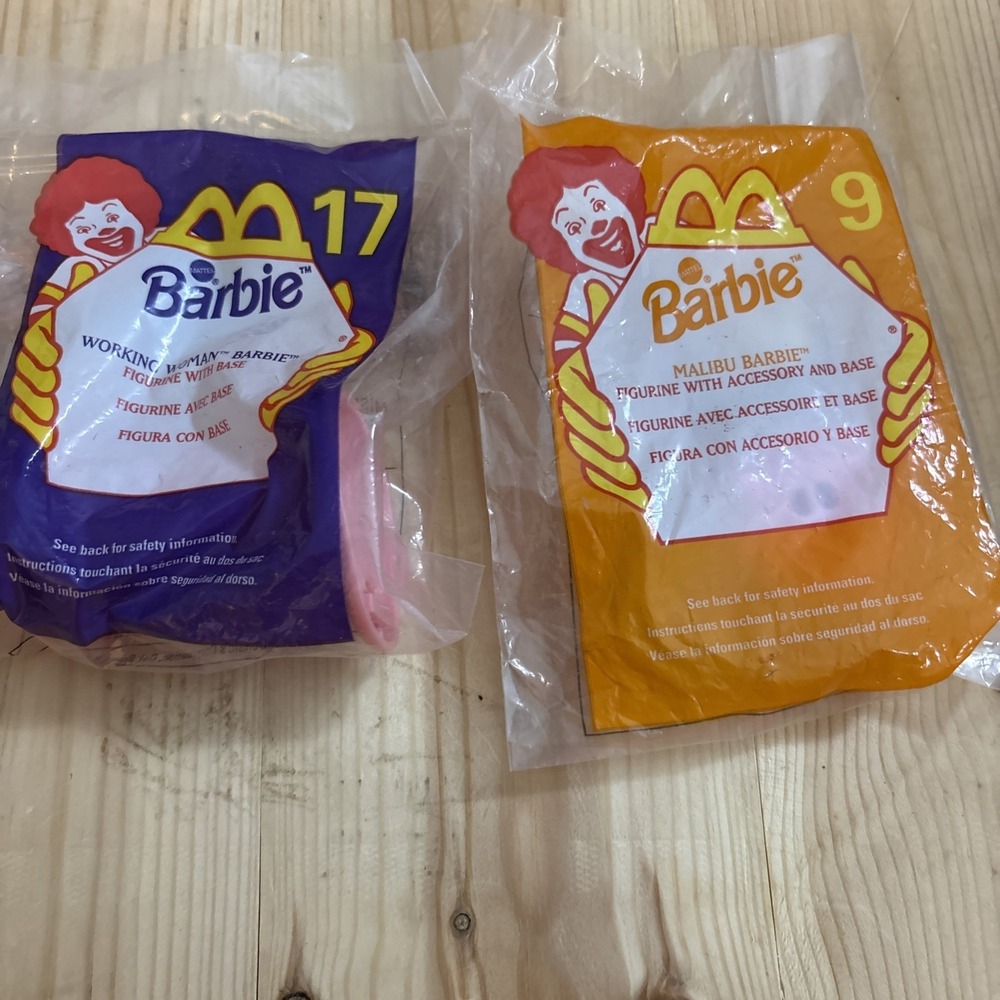Vintage Barbie /McDonalds Happy meal Toys Ca 1999